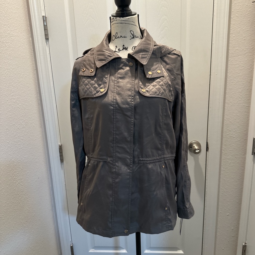 Vince Camuto Women's Quilted Shoulder Utility Jacket